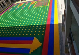 河南濮陽美國際學(xué)校操場